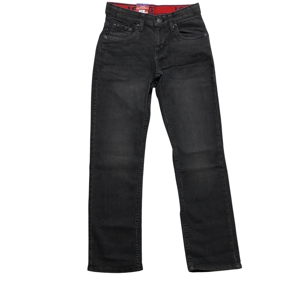 Levis Boys 511 Slim Flex Stretch Jeans Black Size 7 Regular NWT - Picture 3 of 12